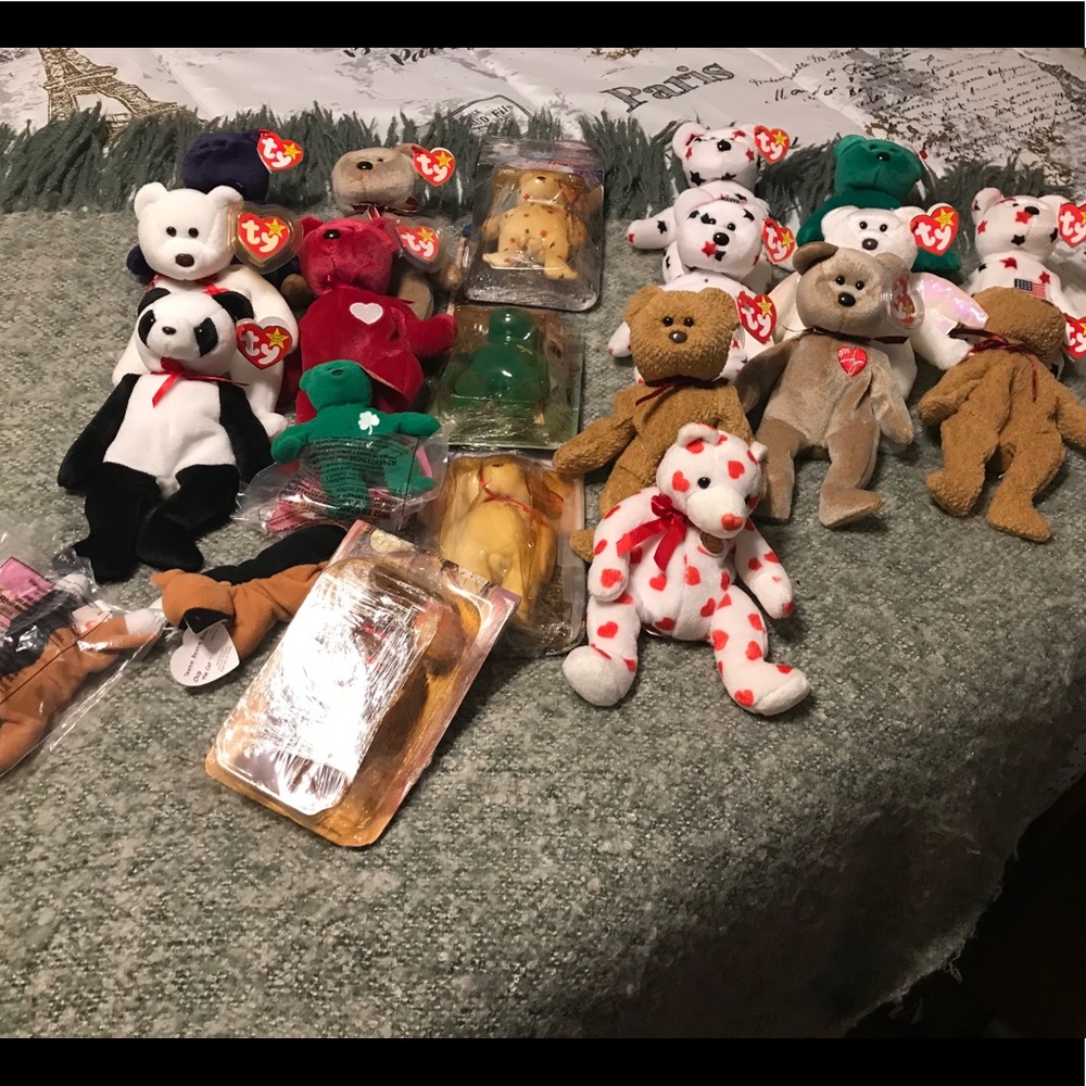 BeanieBabies, NOT 1st Issues. Some have tag errors
